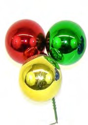 PLX3025 MULTI ALSO AVAILABLE IN SILVER 25MM PLASTIC TRIPLE BALL PICK PK 72