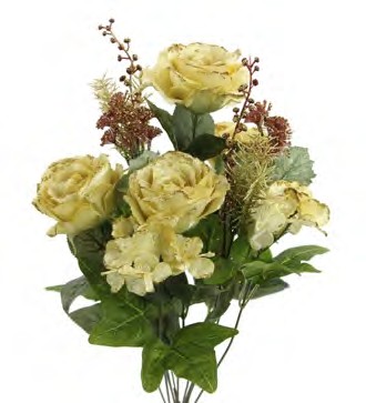 GPB8809-GOLD METALLIC ROSE/HYD MIXED BUSH X 11 PK 6