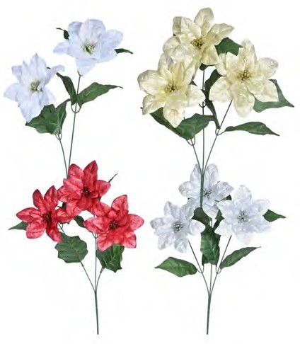 99006 GIANT SINGLE L/S POINSETTIA PK 24