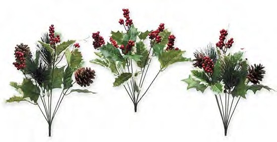 99135 MIXED HOLLY BERRY BUSH PK 24