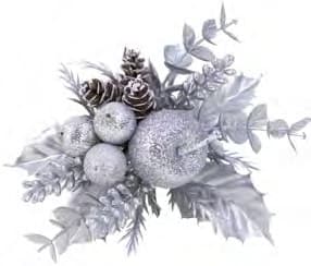 ED5179 SILVER PICK W/APPLE/CONES PK 24